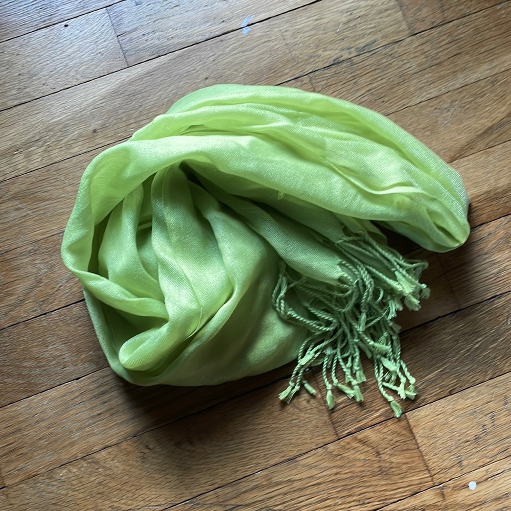 Neon green Hijab/ Scarf